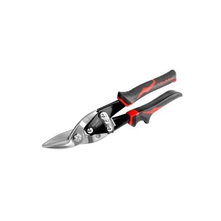 Tolsen Aviation Snip Left Industrial Cr-Mo Material, Length: 10, Two-Component Plastic Handle 30021